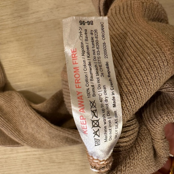 Silly Silas organic footed tights 2-3t - Picture 3 of 4